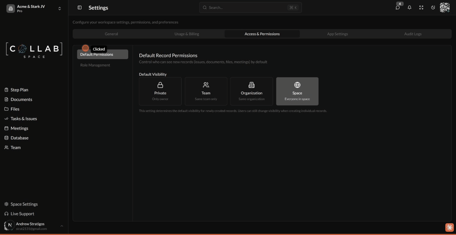 Members & Permissions